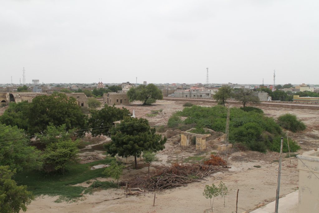 View of Umerkot from the top of Umerkot Fort