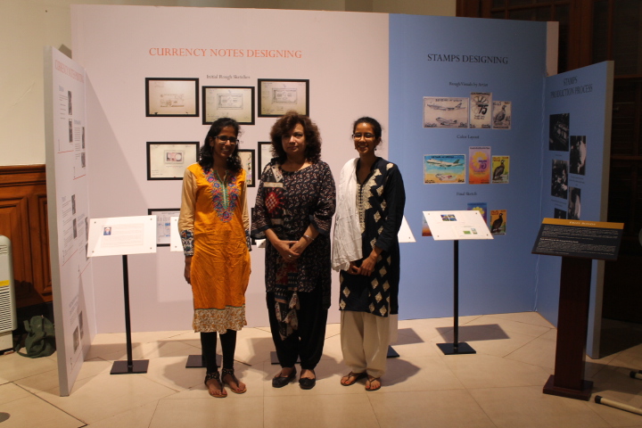 Meeting Dr. Asma at the State Bank Museum, where she is the director