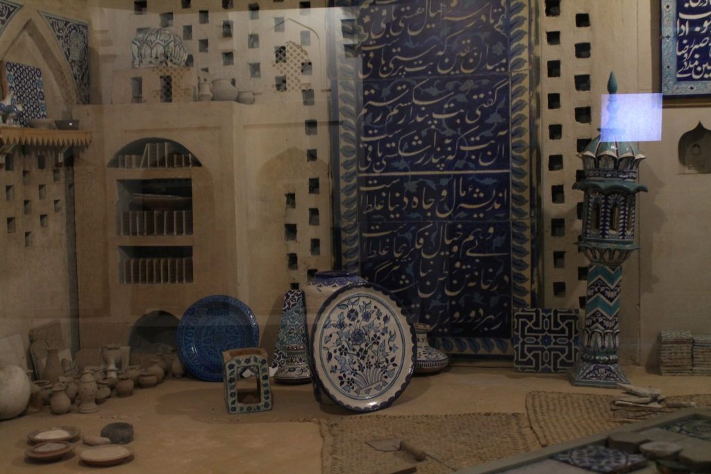 Diorama of Kashi pottery at the Lok Virsa Heritage Museum