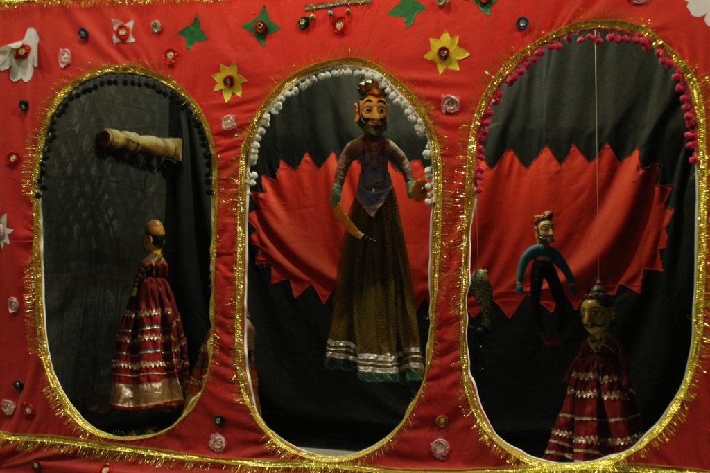 Folk puppetry exhibit at the Lok Virsa Museum