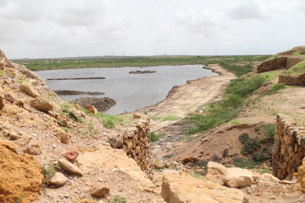 View of the River Indus (Sindh River), where Sasui floated down in a wooden box and ended up in Bhambhore